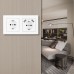 Розетка с заземлением и со шторкой и 2хUSB Arte Milano SET06-2 SET06-2-47-1-40-1 white