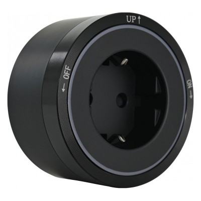 Розетка с заземлением на треке Arte Milano Am-track-sockets 380066TS LED/ES Black