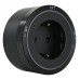 Розетка с заземлением на треке Arte Milano Am-track-sockets 380066TS LED/ES Black