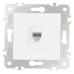 Розетка телефонная RJ-11 без рамки Arte Milano am-203 203.51-1.white