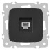Розетка телефонная RJ-11 без рамки Arte Milano am-205 205.51-1.black