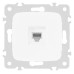 Розетка телефонная RJ-11 без рамки Arte Milano am-205 205.51-1.white