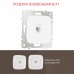 Розетка телефонная RJ-11 без рамки Arte Milano am-205 205.51-1.white