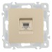 Розетка телефонная RJ-11 без рамки Arte Milano am-206 206.51-1.shampan