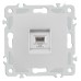 Розетка телефонная RJ-11 без рамки Arte Milano am-206 206.51-1.silver