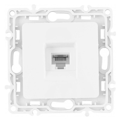 Розетка телефонная RJ-11 без рамки Arte Milano am-217 217.51-1.white