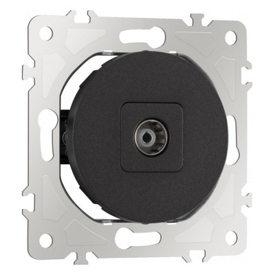 ТВ-розетка без рамки Arte Milano am-202 202.43-1.black