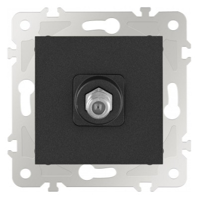 ТВ-розетка без рамки Arte Milano am-203 203.42-1.black