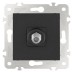 ТВ-розетка без рамки Arte Milano am-203 203.42-1.black