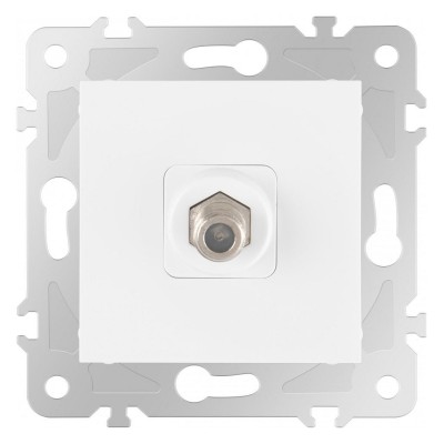 ТВ-розетка без рамки Arte Milano am-203 203.42-1.white