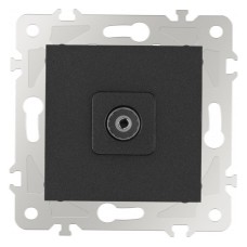 ТВ-розетка без рамки Arte Milano am-203 203.43-1.black