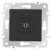 ТВ-розетка без рамки Arte Milano am-203 203.43-1.black