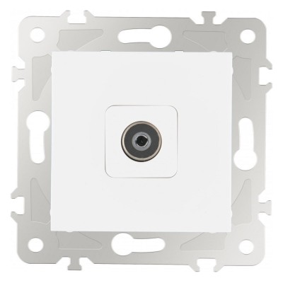 ТВ-розетка без рамки Arte Milano am-203 203.43-1.white