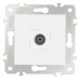 ТВ-розетка без рамки Arte Milano am-203 203.43-1.white