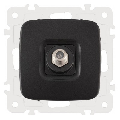 ТВ-розетка без рамки Arte Milano am-205 205.42-1.black
