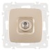 ТВ-розетка без рамки Arte Milano am-205 205.42-1.shampan