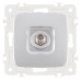ТВ-розетка без рамки Arte Milano am-205 205.42-1.silver
