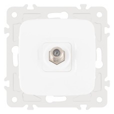 ТВ-розетка без рамки Arte Milano am-205 205.42-1.white