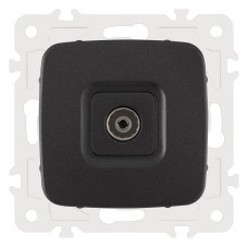 ТВ-розетка без рамки Arte Milano am-205 205.43-1.black
