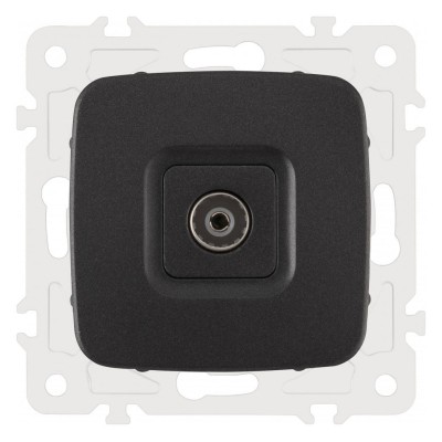 ТВ-розетка без рамки Arte Milano am-205 205.43-1.black