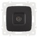 ТВ-розетка без рамки Arte Milano am-205 205.43-1.black