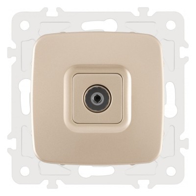 ТВ-розетка без рамки Arte Milano am-205 205.43-1.shampan