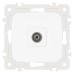 ТВ-розетка без рамки Arte Milano am-205 205.43-1.white