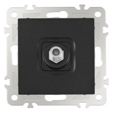 ТВ-розетка без рамки Arte Milano am-206 206.42-1.black