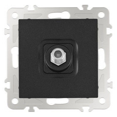 ТВ-розетка без рамки Arte Milano am-206 206.42-1.black