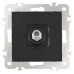 ТВ-розетка без рамки Arte Milano am-206 206.42-1.black