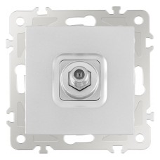 ТВ-розетка без рамки Arte Milano am-206 206.42-1.silver