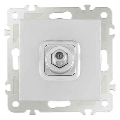 ТВ-розетка без рамки Arte Milano am-206 206.42-1.silver