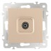 ТВ-розетка без рамки Arte Milano am-206 206.43-1.shampan