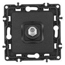 ТВ-розетка без рамки Arte Milano am-217 217.42-1.black