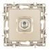 ТВ-розетка без рамки Arte Milano am-217 217.42-1.shampan