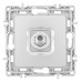 ТВ-розетка без рамки Arte Milano am-217 217.42-1.silver
