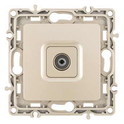ТВ-розетка без рамки Arte Milano am-217 217.43-1.shampan
