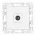 ТВ-розетка без рамки Arte Milano am-217 217.43-1.white