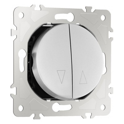Выключатель для жалюзи без рамки Arte Milano 202 202.38-2.silver