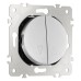 Выключатель для жалюзи без рамки Arte Milano 202 202.38-2.silver