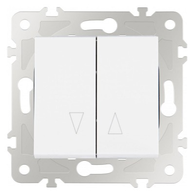 Выключатель для жалюзи без рамки Arte Milano 203 203.38-2.white