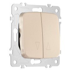 Выключатель для жалюзи без рамки Arte Milano 205 205.38-2.shampan