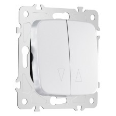 Выключатель для жалюзи без рамки Arte Milano 205 205.38-2.silver