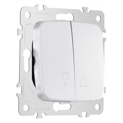 Выключатель для жалюзи без рамки Arte Milano 205 205.38-2.silver