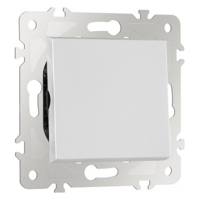 Выключатель проходной одноклавишный без рамки Arte Milano 203 203.32-1.silver