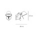 Настенный светильник Artemide A025450