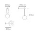 Настенный светильник Artemide nh W