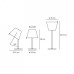 Настольная лампа декоративная Artemide  0315010A