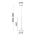 Подвесной светильник Artemide 0351030A