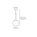 Подвесной светильник Artemide 1053010A